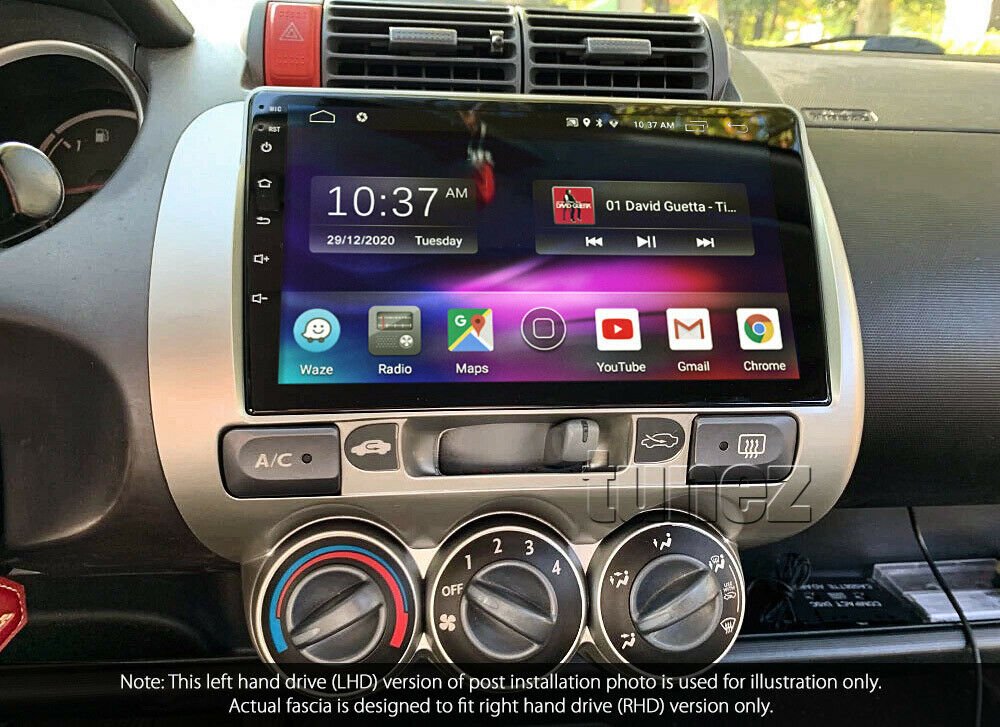 9" Android MP3 Car Player GPS For Honda Jazz GD 2002-2007 Stereo Radio Fascia