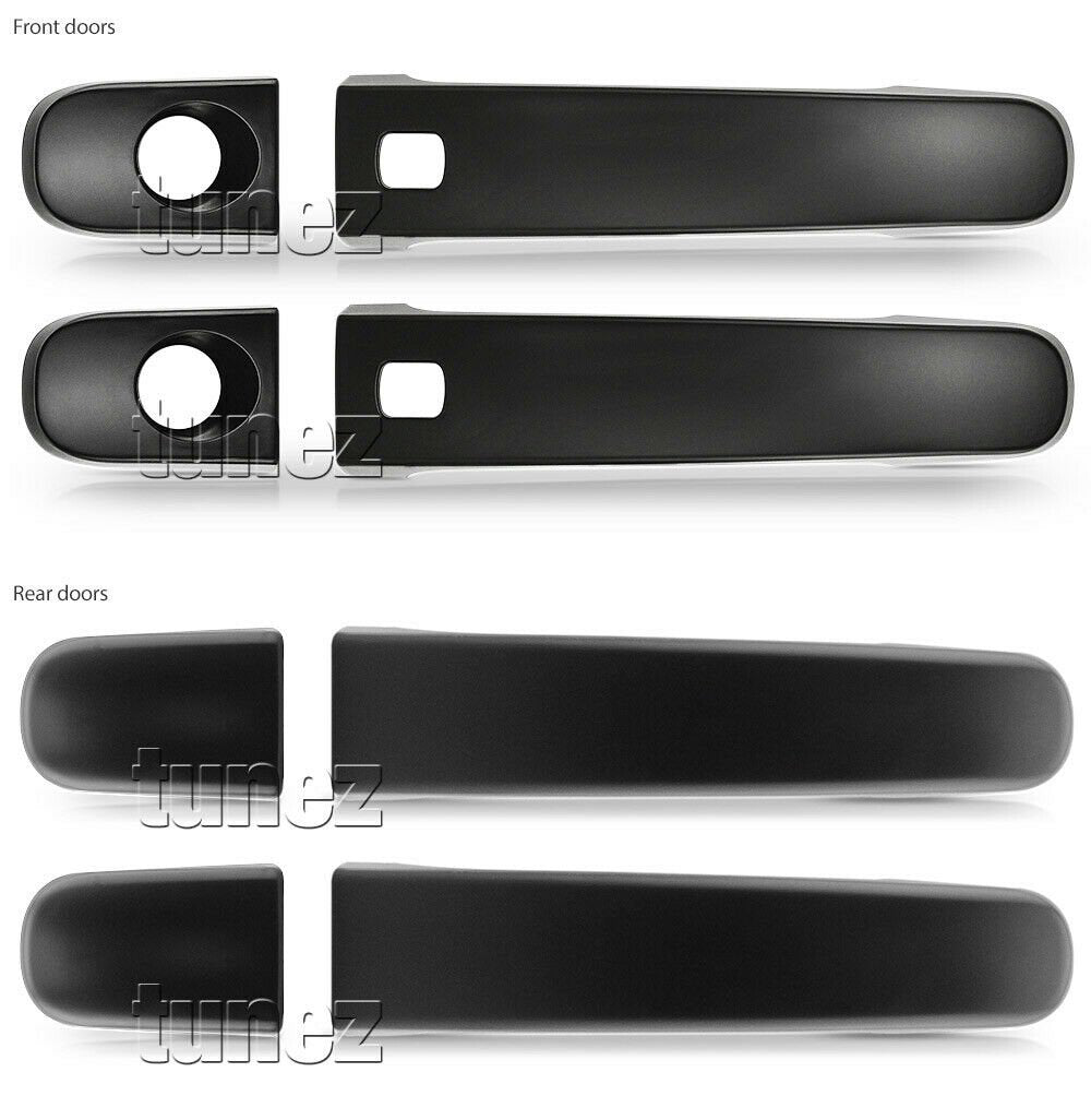 Keyless Smart Matt Key Door Handle Cover For Ford Ranger PX T6 XL XLT Wildtrak