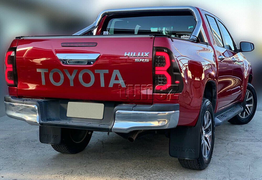 NEW 2021 Smoke LED Tail Light Rear Lamp For Toyota Hilux 2015-2020 SR SR5