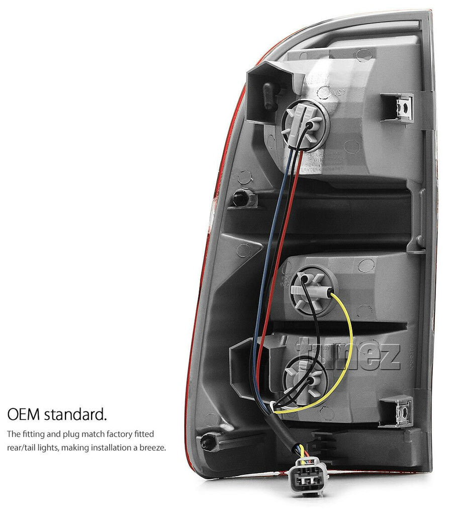 Replacement Tail Rear Lamp Lights For Toyota Hilux KUN26R SR SR5 Workmate