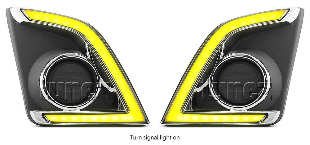 LED Daytime Running Light DRL Isuzu D-Max 2017 RT85 Kit Fog Lamp Car Foglight