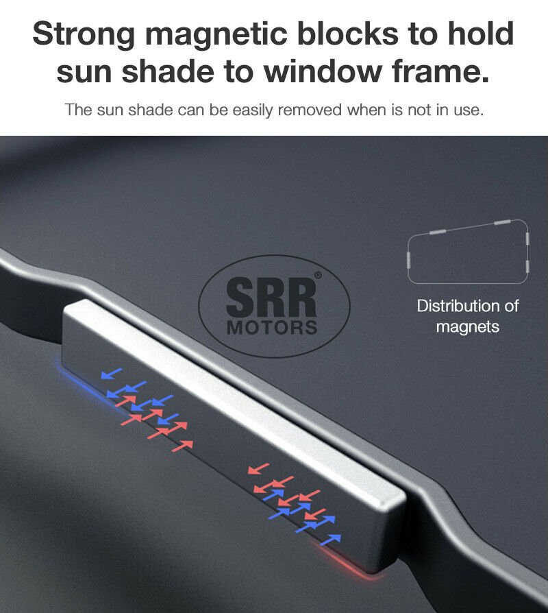 Custom Magnetic Sun Shade Rear Door Side Car Window Hyundai Tucson TL 2015-2019