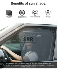 Magnetic Sun Shade Front Rear Door Car Window For Toyota Land Cruiser Prado J150