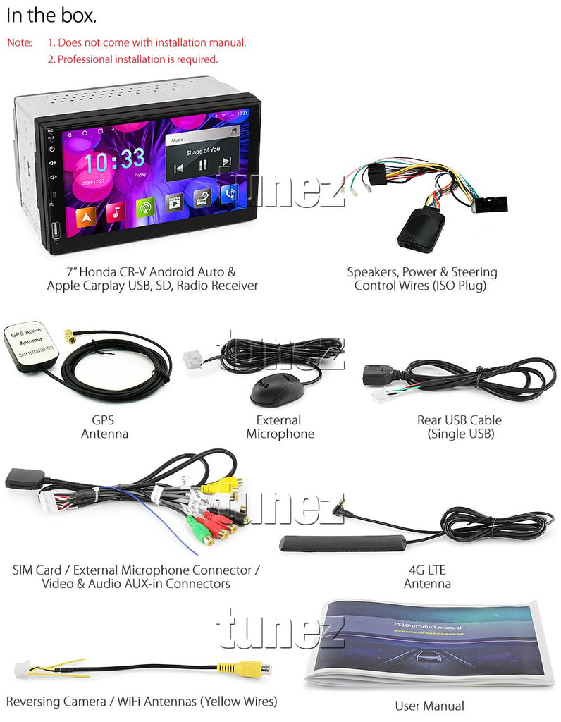 Android Car MP3 Player Honda CR-V CRV RD 2002-2006 Stereo MP4 Radio Head Unit