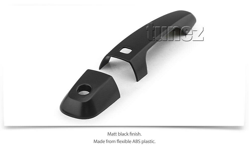 Matt Keyless Smart Key Door Handle Cover Guard For Mitsubishi Triton MQ MR