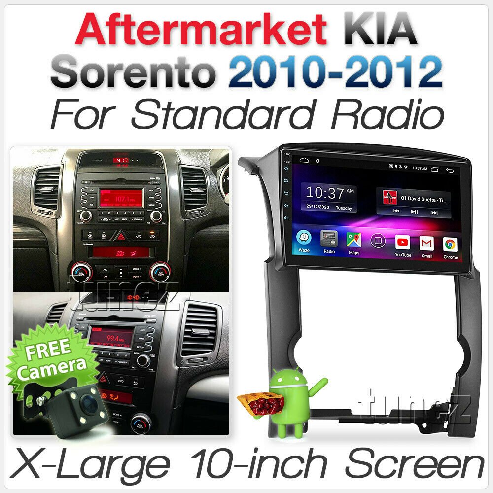 10" Android MP3 Car Player Kia Sorento XM 2010 2011 Stereo MP4 Head Unit Radio