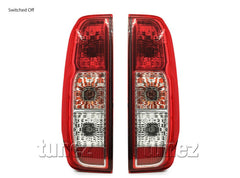 Replacement Set Pair Rear Tail Lights For Nissan Navara D40 2005-2015 RX ST ST-X