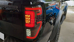 NEW Smoked LED Tail Rear Lamp Lights For Ford Ranger Raptor 2018 2019 F150