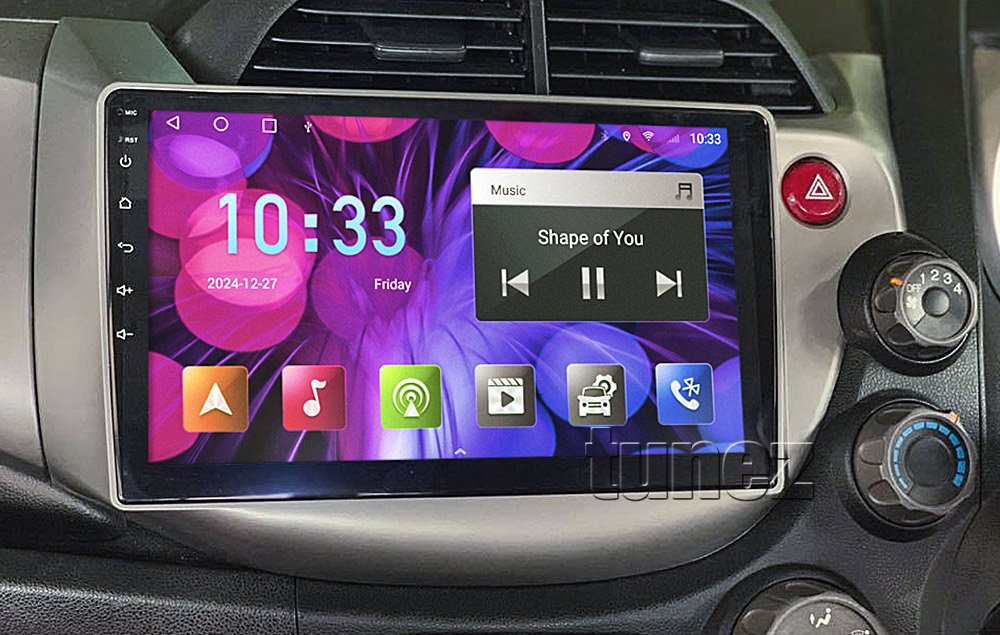 Apple CarPlay Android Auto For Honda Jazz GE 2008-2013 Stereo Radio MP3 MP4 GPS