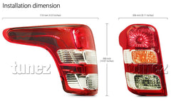 Left Side Replacement Rear Tail Light Lamp Mitsubishi Triton LC200 MQ 2017 2018