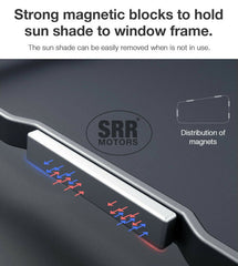 Custom Magnetic Sun Shade Rear Door Car Window For Land Cruiser 200 Series J200