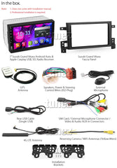 Android Car MP3 Player For Suzuki Grand Vitara Stereo Head Unit Fascia Kit MKV