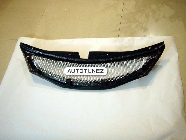 Carbon Fiber Car Grille Grill For Subaru Impreza WRX STI 2008 2009 Black