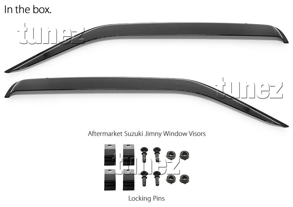 Window Door Visor Weathershield Weather Shield For Suzuki Jimny 1998-2018 SN