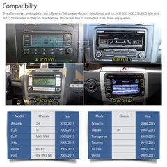 Apple CarPlay Android Auto For Volkswagen Amarok Transporter MP3 Stereo Radio VW