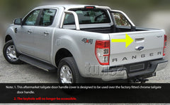 Black Tailgate Trim Trunk Cover Guard Tail Gate For Ford Ranger T6 PX 2011-2021