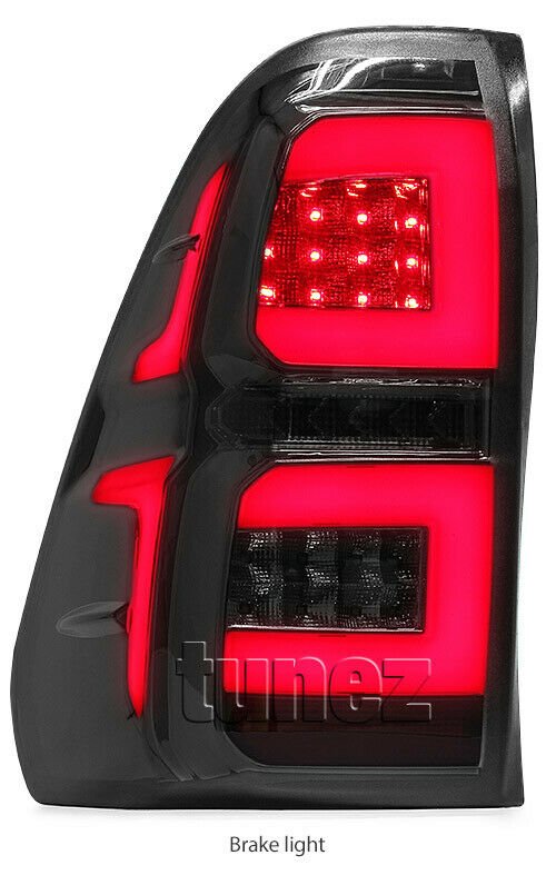 Smoke LED Tail Rear Lamp Sequential Light For Toyota Hilux 2015 2016 2017