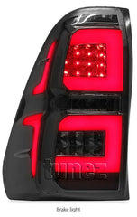 Smoke LED Tail Rear Lamp Sequential Light For Toyota Hilux 2015 2016 2017