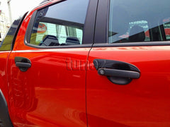 Manual Matt Key Door Handle Cover Fit Ford Ranger T6 PX MK1 MK2 MK3 XL XLT