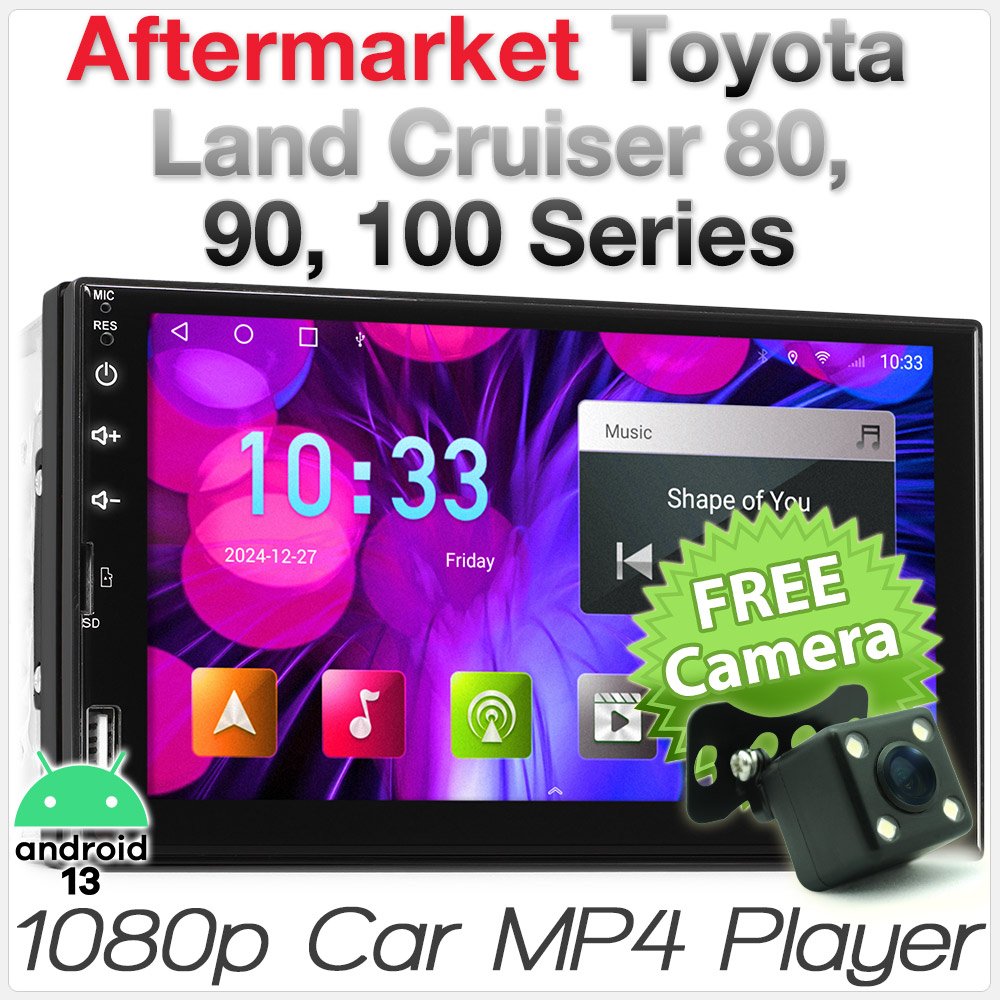 NEW Android MP3 Player Car For Toyota Land Cruiser 80 90 100 Stereo Radio GPS