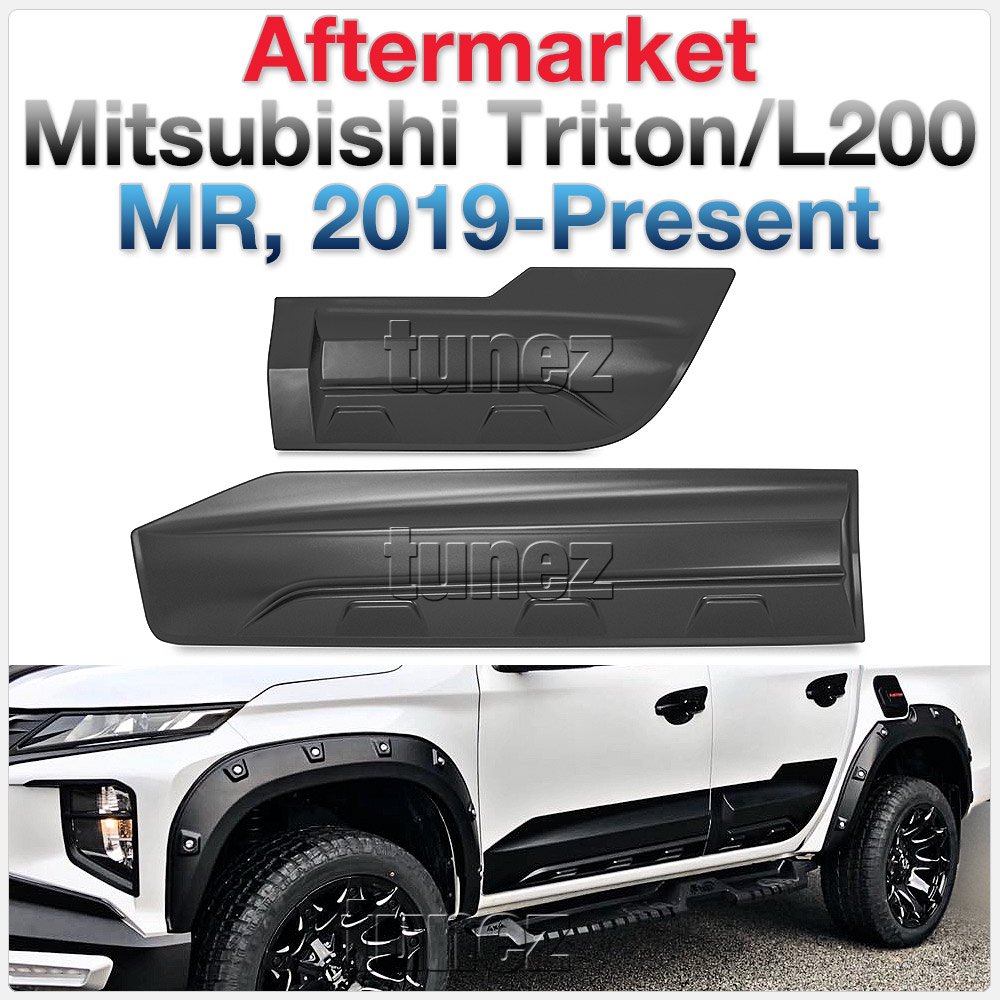 Door Guard Side Protector Cover Cladding For Mitsubishi Triton MR 2021 2022