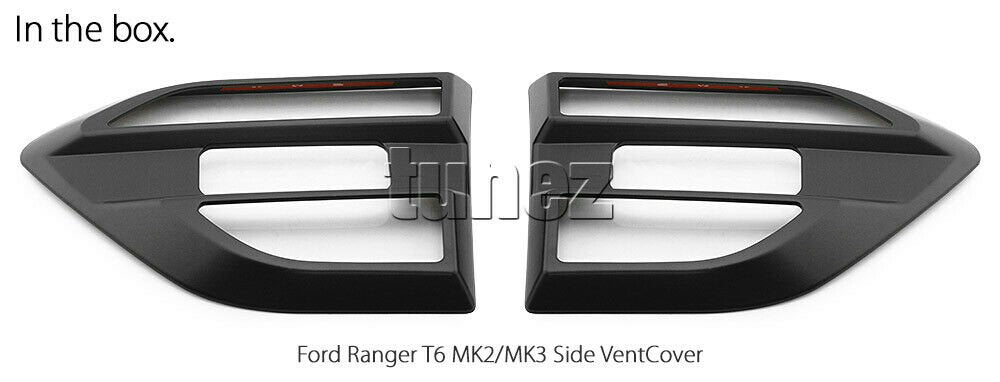 Ford Ranger Everest PX MK2 MK3 T6 2015 2016 2017 2018 2019 Black Side Vent Cover