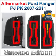 Smoke LED Tail Lights Lamp Rear For Ford Ranger T5 PJ PK 2007-2011 XL XLT